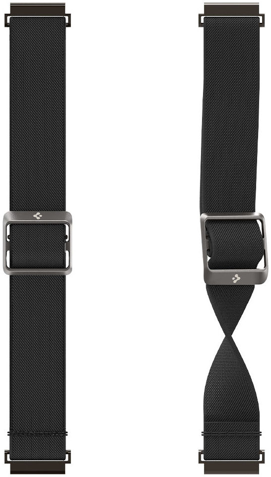 Spigen Fit Lite - Universeel Smartwatch 20MM Bandje - Nylon - Zwart afbeelding 7