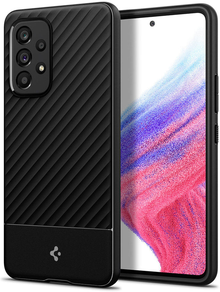 Spigen Core Armor Samsung Galaxy A53 Hoesje Back Cover Zwart afbeelding 1
