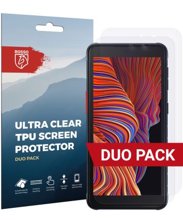 Rosso Samsung Galaxy Xcover 5 Ultra Clear Screen Protector Duo Pack Screen Protectors