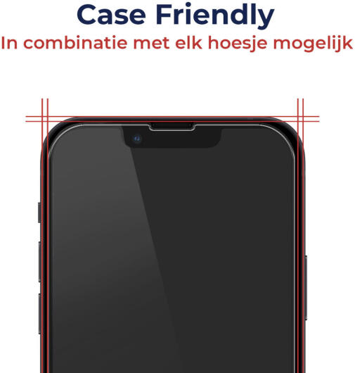 Rosso Apple iPhone 13 / 13 Pro Privacy Glass met Installatietray afbeelding 6