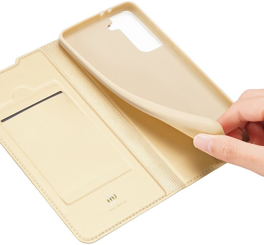 Dux Ducis Skin Pro Series Samsung Galaxy M23 Hoesje Portemonnee Goud afbeelding 8