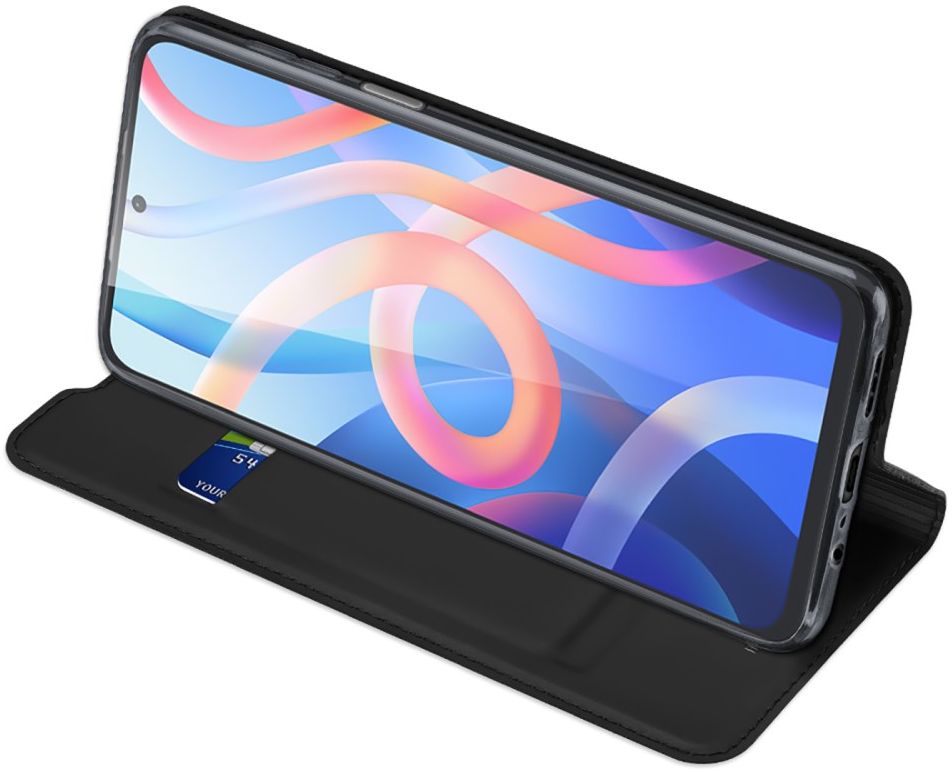 Dux Ducis Skin Pro Xiaomi Poco M4 Pro 5G Hoesje Portemonnee Zwart afbeelding 8