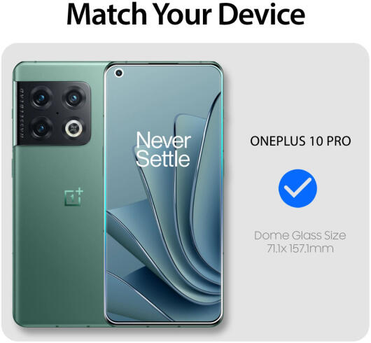 Whitestone Dome Glass OnePlus 10 Pro Screen Protector (2-Pack) afbeelding 7