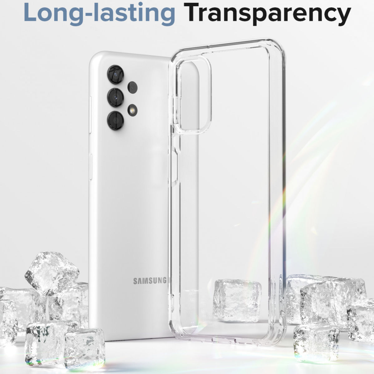 Ringke Fusion Samsung Galaxy A13 4G Hoesje Back Cover Mat Transparant afbeelding 4