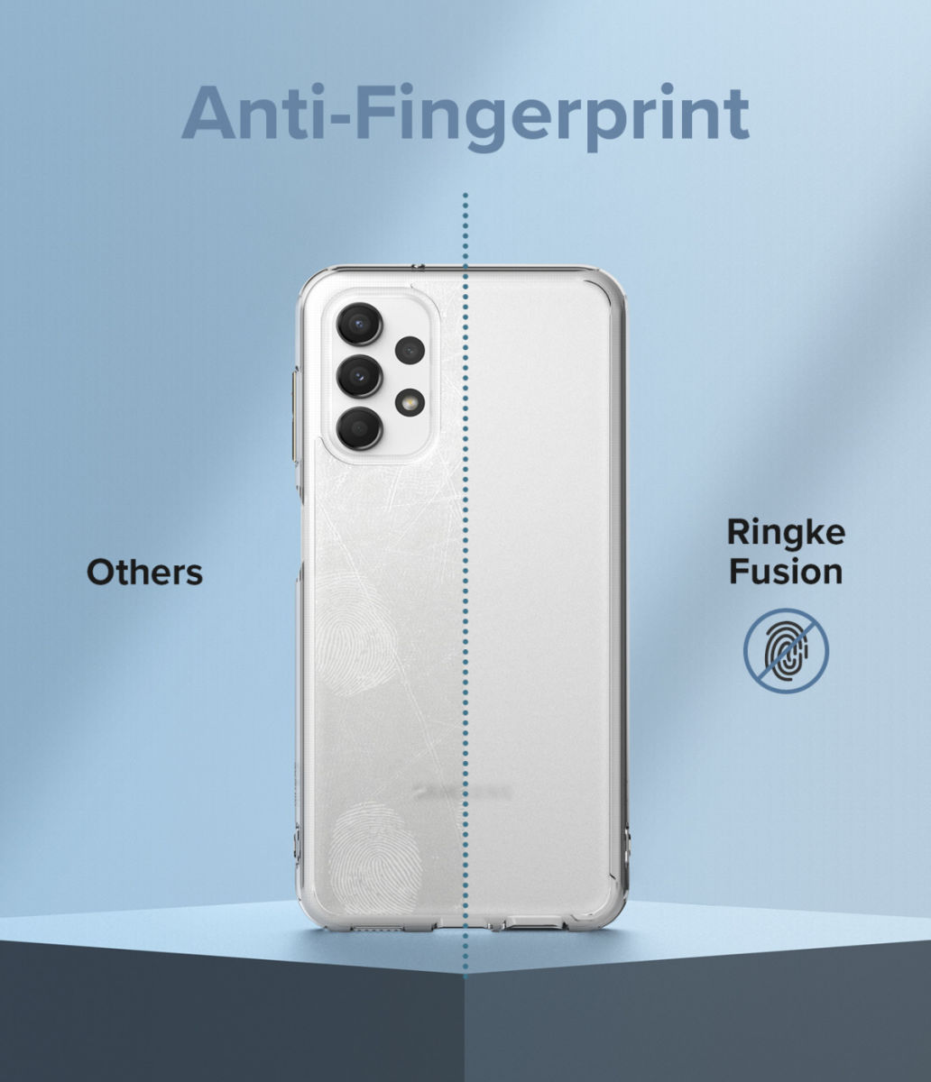 Ringke Fusion Samsung Galaxy A13 4G Hoesje Back Cover Mat Transparant afbeelding 7