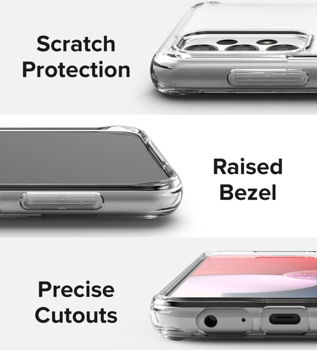 Ringke Fusion Samsung Galaxy A13 4G Hoesje Back Cover Mat Transparant afbeelding 5