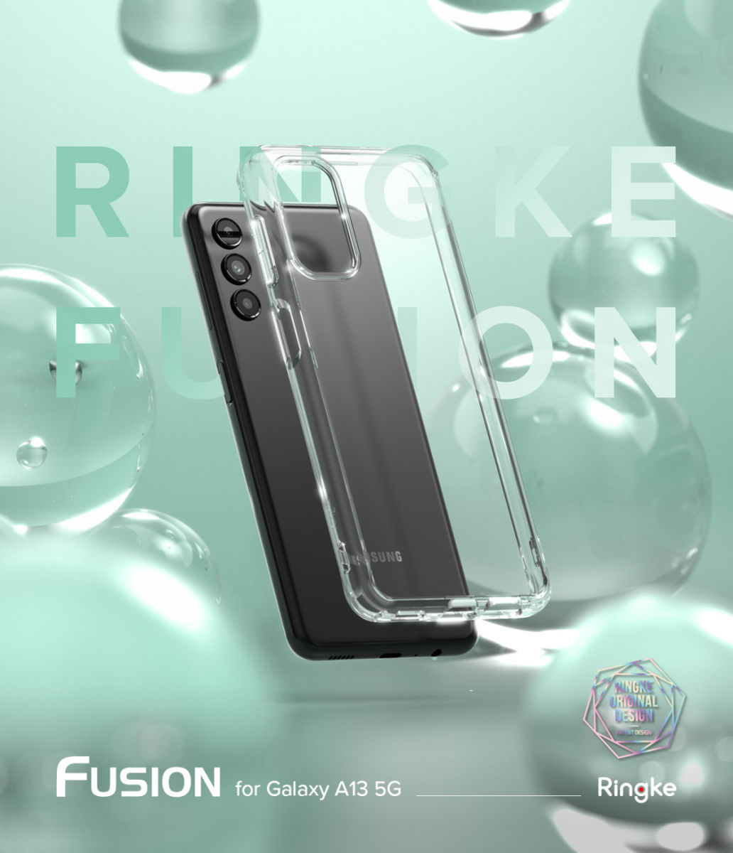 Ringke Fusion Samsung Galaxy A13 5G / A04s Hoesje Matte Transparant afbeelding 10