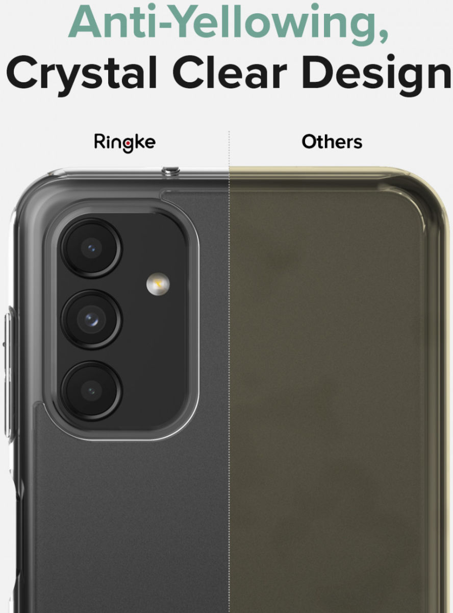 Ringke Fusion Samsung Galaxy A13 5G / A04s Hoesje Matte Transparant afbeelding 6