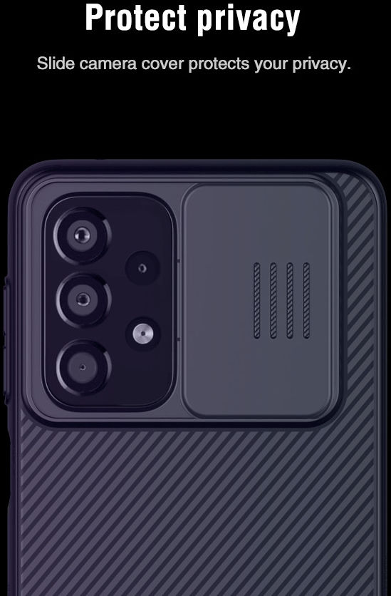 Nillkin CamShield Samsung Galaxy A33 Hoesje met Camera Slider Zwart afbeelding 5