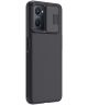 Nillkin CamShield Realme 9i/Oppo A76/A96Hoesje met Camera Slider Zwart