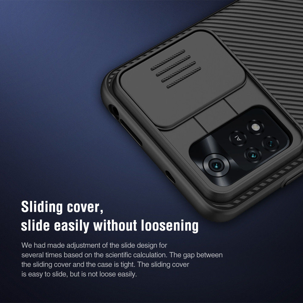 Nillkin CamShield Xiaomi Poco M4 Pro 4G Hoesje met Camera Slider Zwart afbeelding 4