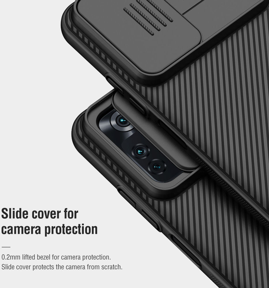 Nillkin CamShield Xiaomi Poco M4 Pro 4G Hoesje met Camera Slider Zwart afbeelding 6