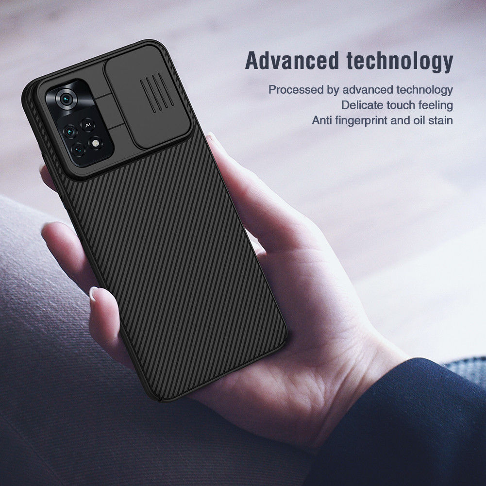 Nillkin CamShield Xiaomi Poco M4 Pro 4G Hoesje met Camera Slider Blauw afbeelding 8