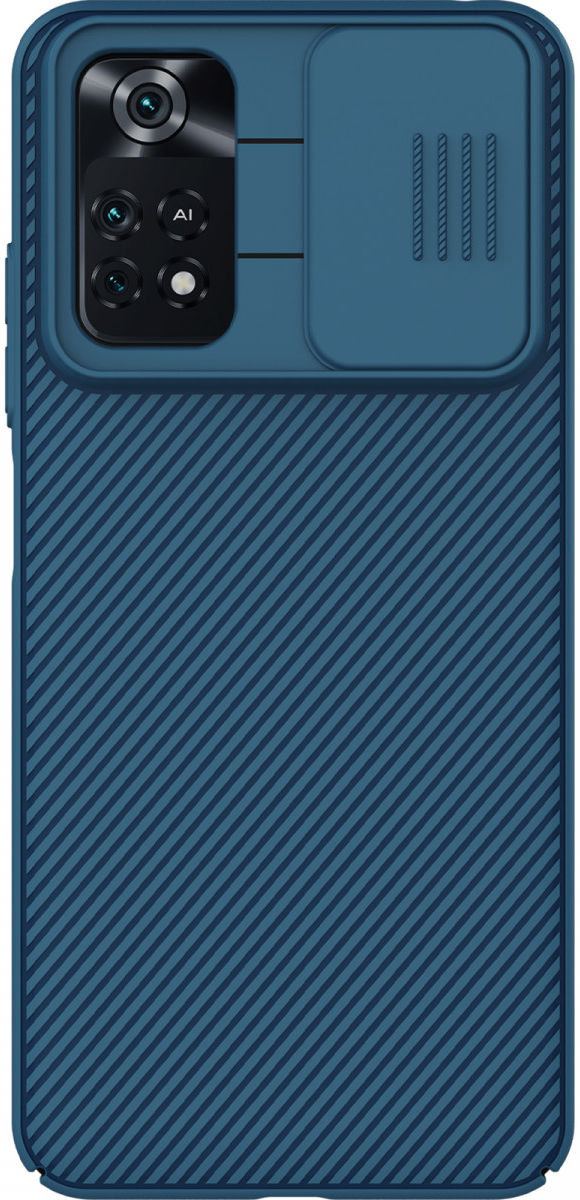 Nillkin CamShield Xiaomi Poco M4 Pro 4G Hoesje met Camera Slider Blauw afbeelding 1