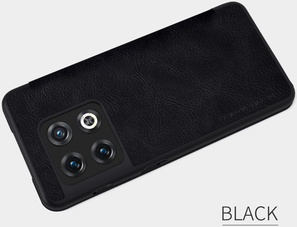 Nillkin Qin OnePlus 10 Pro Hoesje Book Case Zwart afbeelding 11