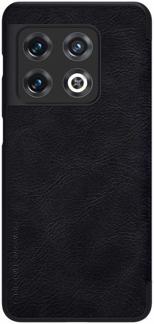 Nillkin Qin OnePlus 10 Pro Hoesje Book Case Zwart afbeelding 2
