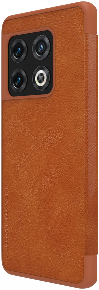 Nillkin Qin OnePlus 10 Pro Hoesje Book Case Bruin afbeelding 10