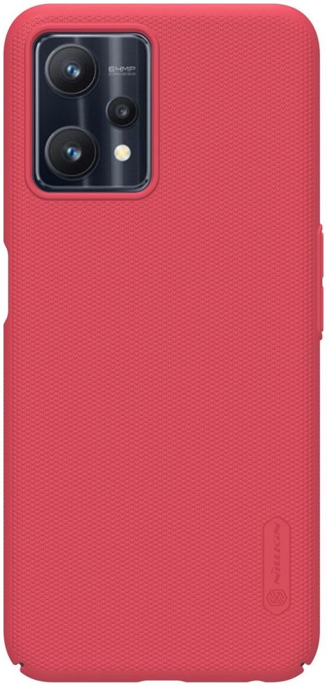 Nillkin Super Frosted Pro Shield Realme 9 Pro Hoesje Rood afbeelding 1