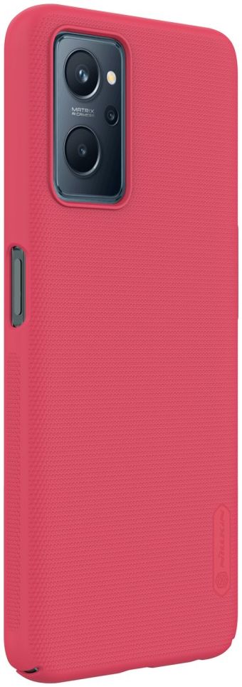 Nillkin Super Frosted Realme 9i/Oppo A76/A96 Shield Hoesje Rood afbeelding 2