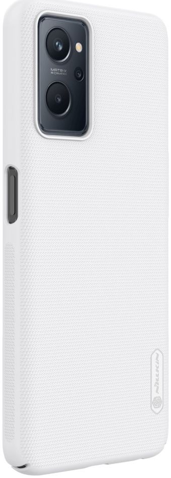 Nillkin Super Frosted Realme 9i/Oppo A76/A96 Shield Hoesje Wit afbeelding 2