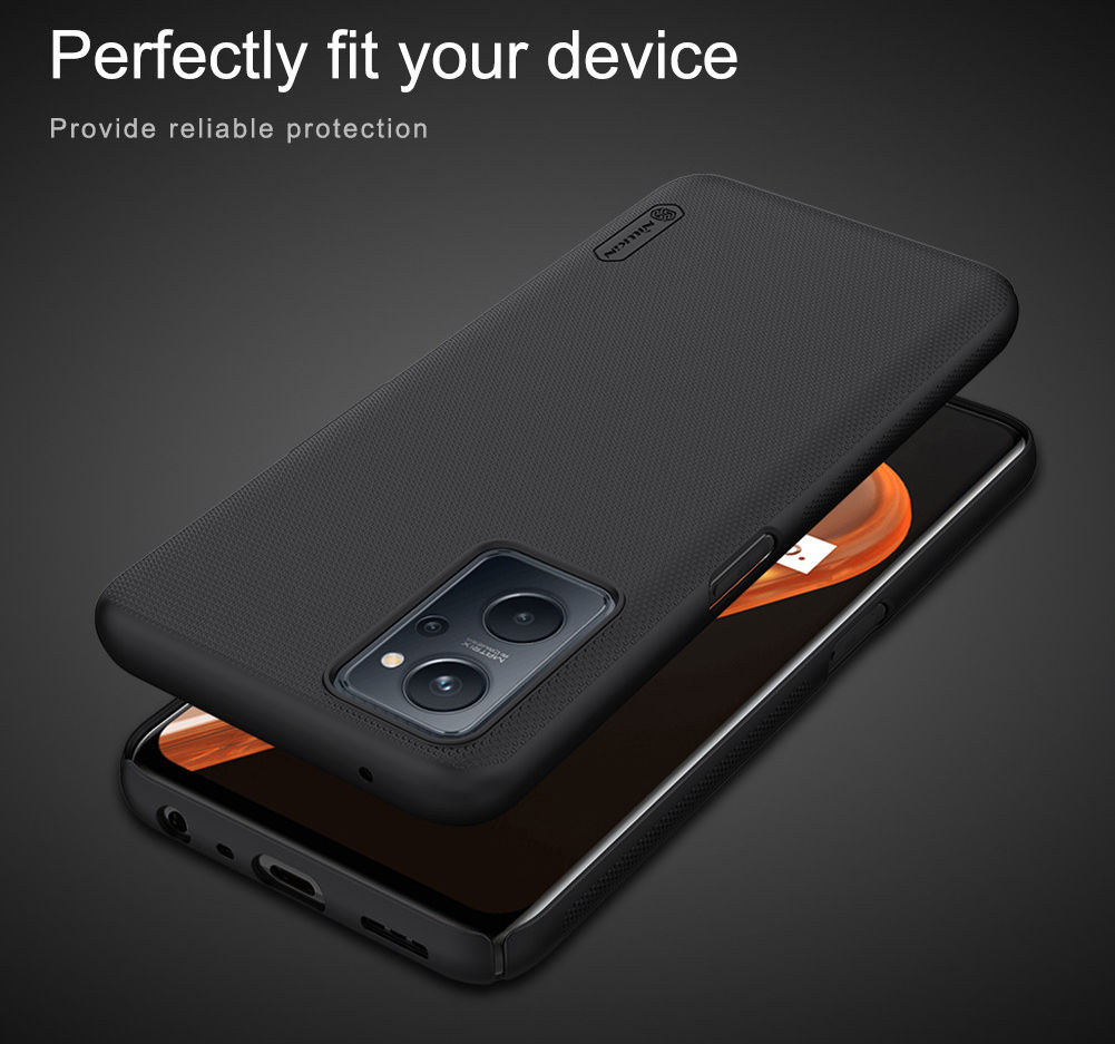 Nillkin Super Frosted Realme 9i/Oppo A76/A96 Shield Hoesje Wit afbeelding 6