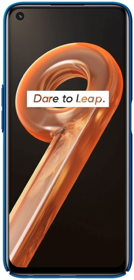 Nillkin Super Frosted Realme 9i/Oppo A76/A96 Shield Hoesje Blauw afbeelding 3