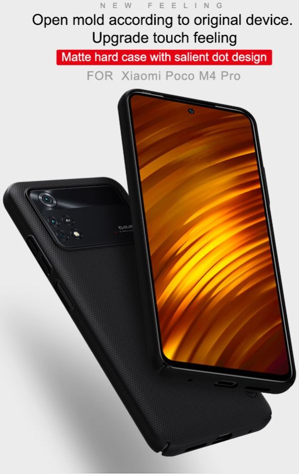 Nillkin Super Frosted Pro Shield Xiaomi Poco M4 Pro 4G Hoesje Zwart afbeelding 9