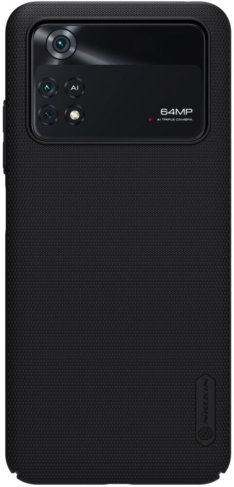 Nillkin Super Frosted Pro Shield Xiaomi Poco M4 Pro 4G Hoesje Zwart afbeelding 2