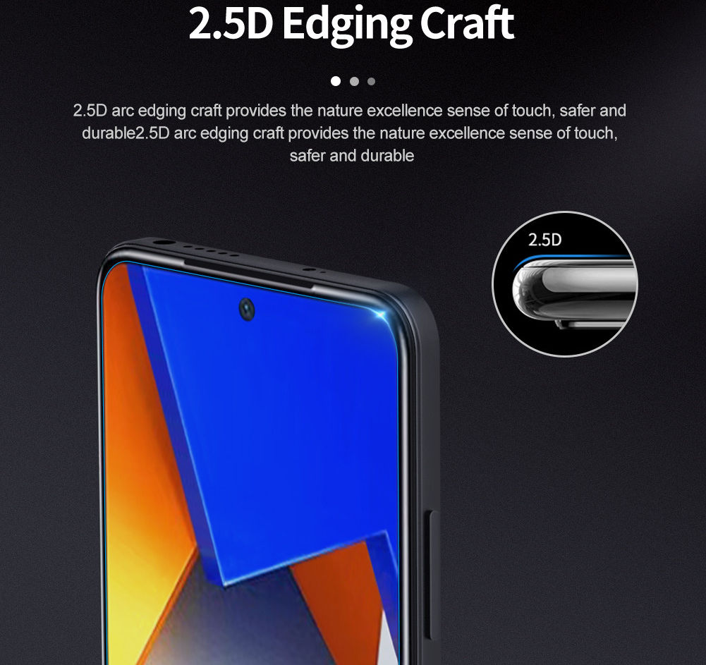 Nillkin Xiaomi Poco M4 Pro Screen Protector 0.2mm Tempered Glass afbeelding 7