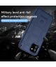 Samsung Galaxy A03 Hoesje Shock Proof Rugged Shield Back Cover Blauw
