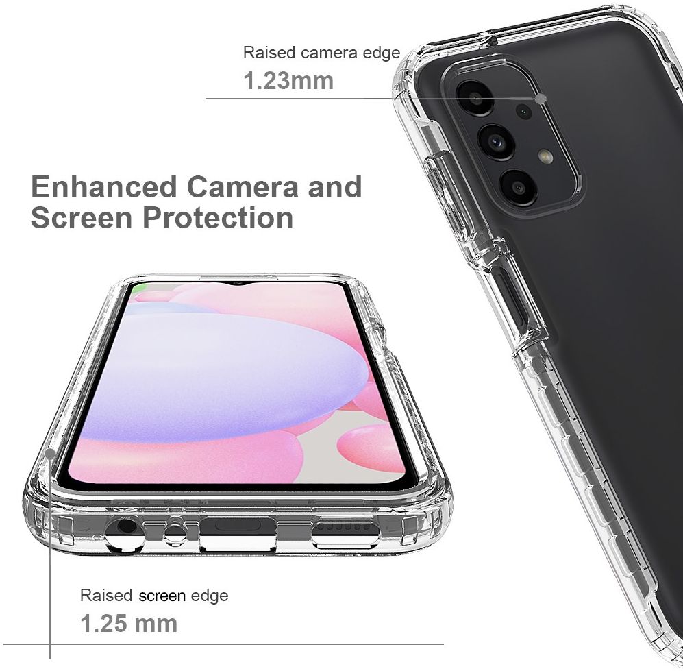 Samsung Galaxy A13 4G Hoesje Volledig Schokbestendig Cover Transparant afbeelding 4