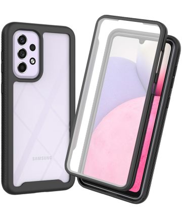 Samsung Galaxy A33 Hoesje Full Protect 360° Cover Hybride Zwart Hoesjes