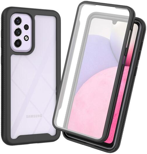 Samsung Galaxy A33 Hoesje Full Protect 360° Cover Hybride Zwart afbeelding 1