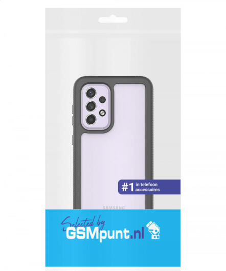 Samsung Galaxy A33 Hoesje Full Protect 360° Cover Hybride Zwart afbeelding 9