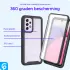 Samsung Galaxy A53 Hoesje Full Protect 360° Cover Hybride Zwart afbeelding 6