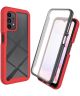 Samsung Galaxy A13 Hoesje Full Protect 360° Cover Hybride Rood