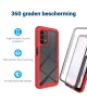 Samsung Galaxy A13 Hoesje Full Protect 360° Cover Hybride Rood
