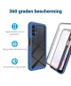 Samsung Galaxy A13 Hoesje Full Protect 360° Cover Hybride Blauw