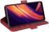 Motorola Edge 30 Pro Hoesje Portemonnee Book Case Kunstleer Rood afbeelding 4