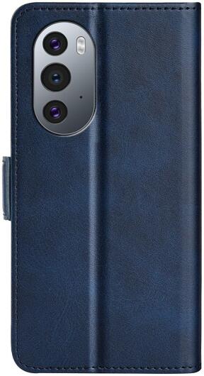 Motorola Edge 30 Pro Hoesje Portemonnee Book Case Kunstleer Blauw afbeelding 6