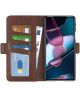 Motorola Edge 30 Pro Hoesje Portemonnee Book Case Kunstleer Bruin