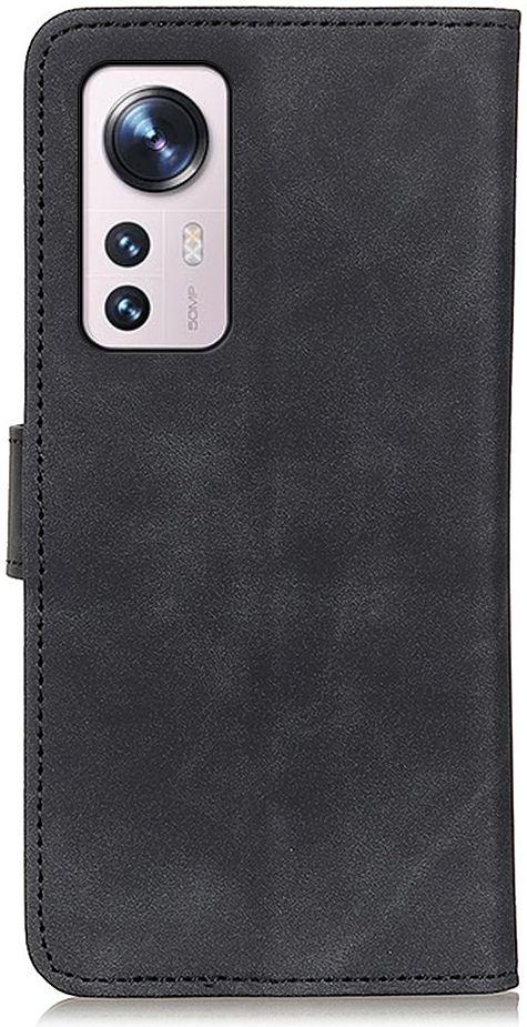 KHAZNEH Xiaomi 12 / 12X Hoesje Portemonnee Book Case Zwart afbeelding 7