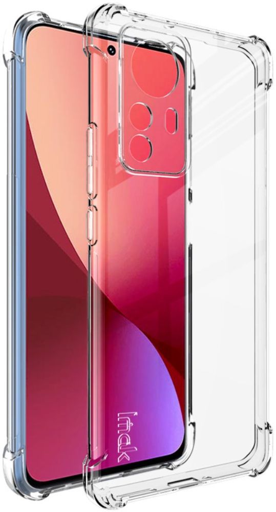 IMAK Xiaomi 12 Pro Hoesje + Screen Protector Transparant afbeelding 1