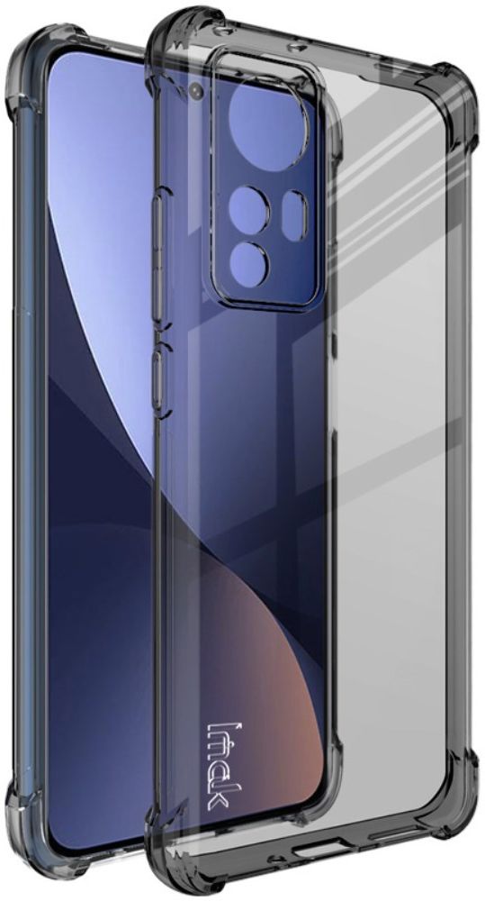 IMAK Xiaomi 12 / 12X Hoesje + Screen Protector Zwart afbeelding 1