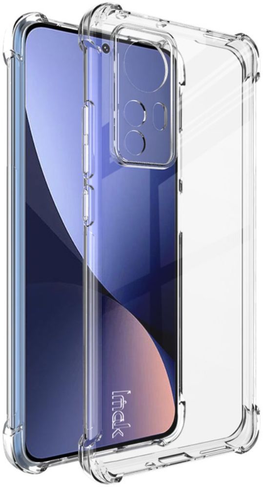 IMAK Xiaomi 12 / 12X Hoesje + Screen Protector Transparant afbeelding 1