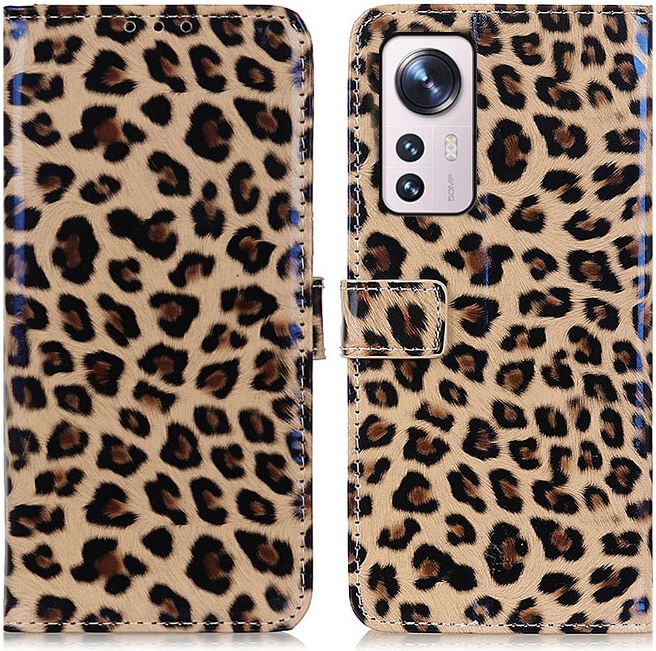 Xiaomi 12 / 12X Hoesje Portemonnee Book Case met Luipaard Print afbeelding 3