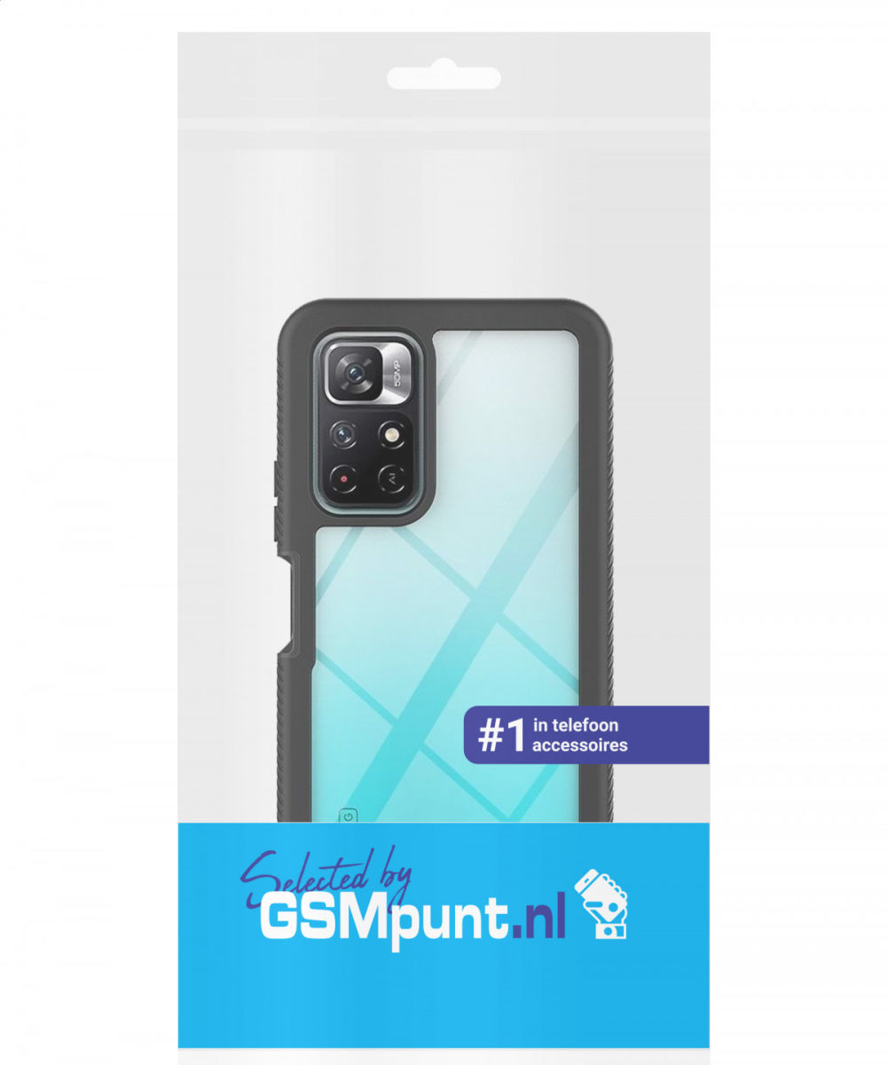 Xiaomi Redmi Note 11T 5G/11S 5G Hoesje Full Protect 360° Cover Zwart afbeelding 10