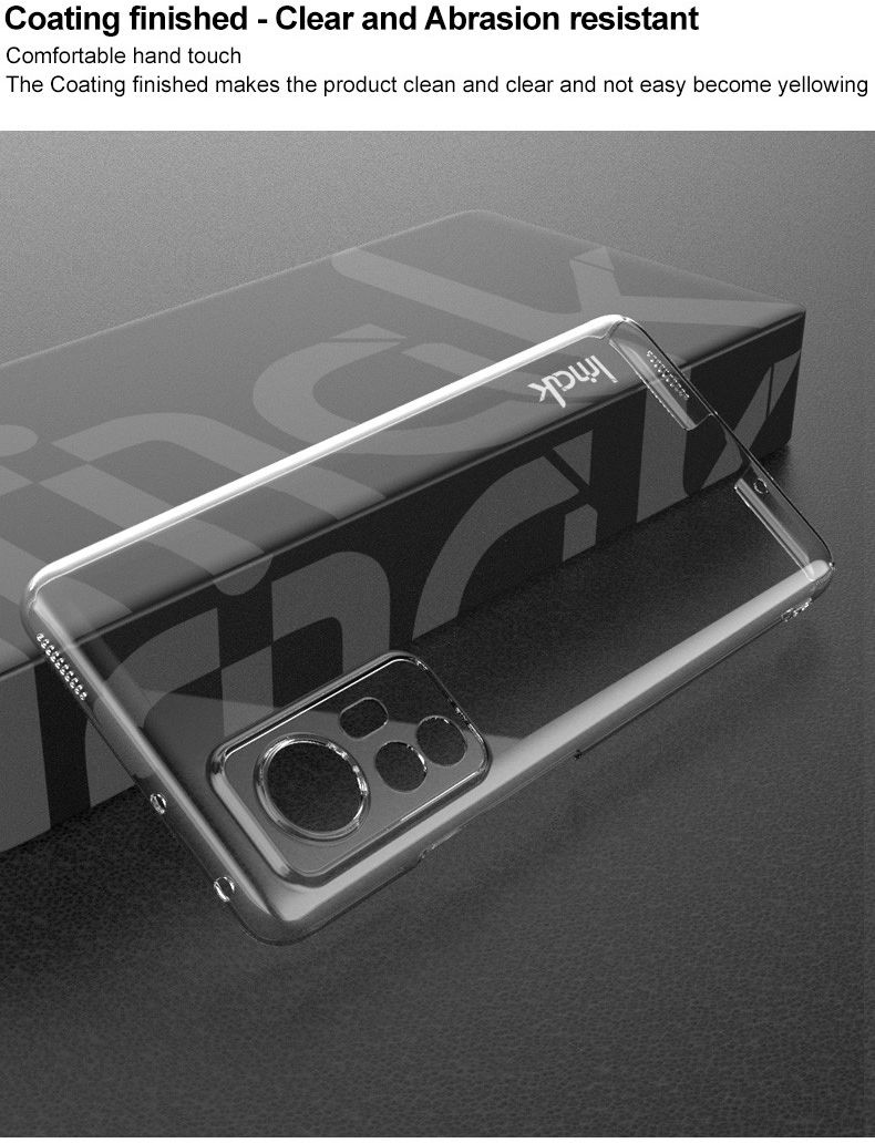 Imak Crystal Case II Pro Xiaomi 12 / 12X Hoesje Back Cover Transparant afbeelding 7