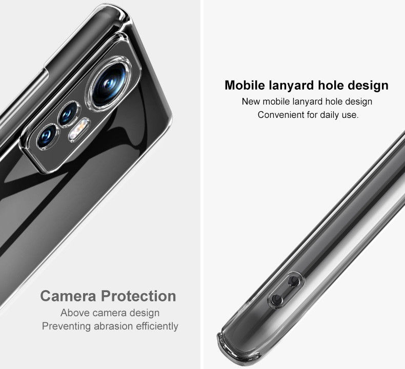 Imak Crystal Case II Pro Xiaomi 12 / 12X Hoesje Back Cover Transparant afbeelding 9