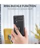 Xiaomi 12 / 12X Hoesje met Magnetische Kickstand Ring Zwart